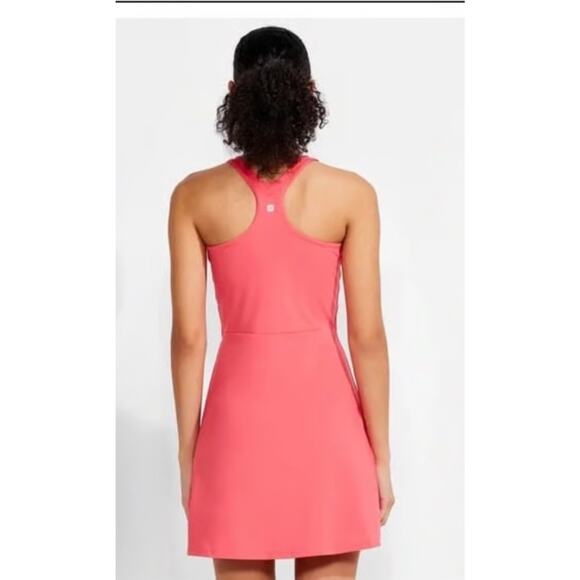 Nic+ Zoe Flexfit Active Performance Workout Dress Golf Attire Coral Punch Pink M - Picture 11 of 12